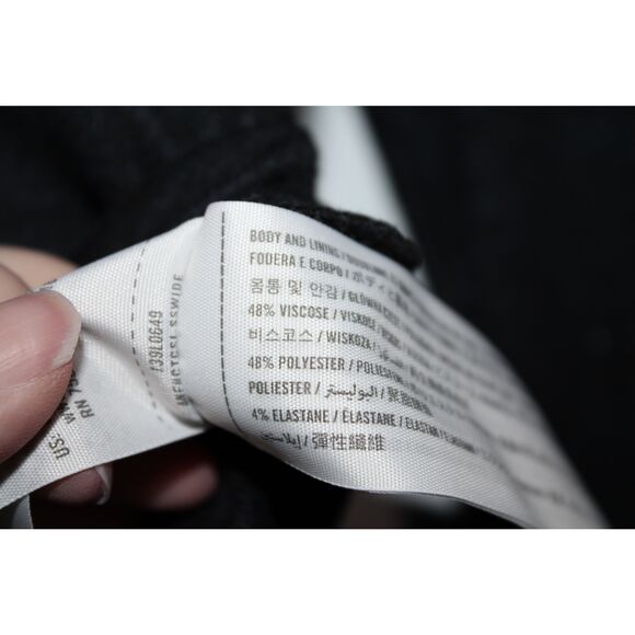 Womens Abercrombie & Fitch Black Long Sleeve V-Neck Bodysuit Sweater Top Size S - Picture 4 of 5